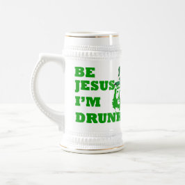 Funny Jesus St Patrick's day Bierpul