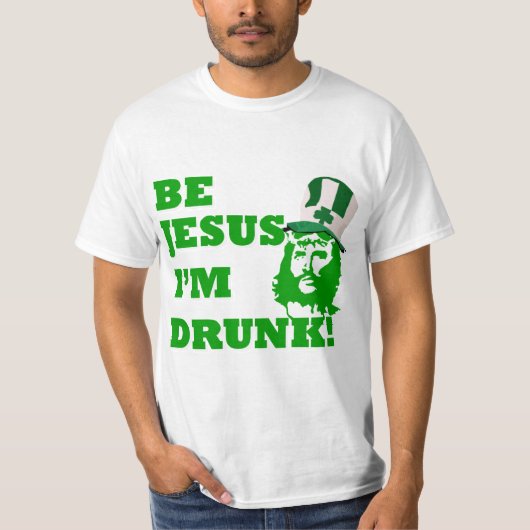 Funny Jesus St Patrick's day T-shirt (Voorkant)