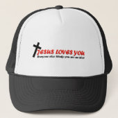 Funny Jesus Trucker Pet (Voorkant)