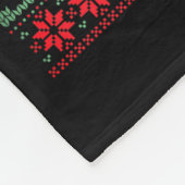 Funny Jesus Was The First Ecrow Ugly Sweater Style Fleece Deken (Hoek)