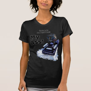 Funny Jet of Power Boat 100-MPH Racing Meme T-shirt