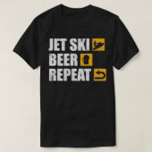 Funny Jet Ski Beer Repat T-shirt (Design voorkant)
