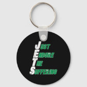 Funny Jets Just Endure The Suffering Football  Sleutelhanger (Voorkant)