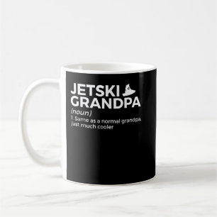 Funny Jetski Grandpa Definition Jet Skiing Koffiemok