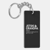 Funny Jetski Grandpa Definition Jet Skiing Sleutelhanger (Voorkant Links)