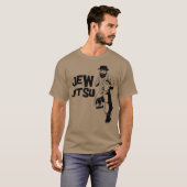 Funny Jew Jitsu Jiu Jitsu Martial Arts T-shirt (Voorkant volledig)