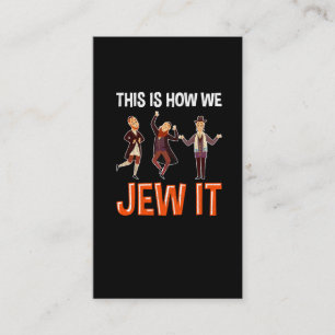 Funny Jew Quote Jewish Hebrew Humor Hanukkah Fun Visitekaartje
