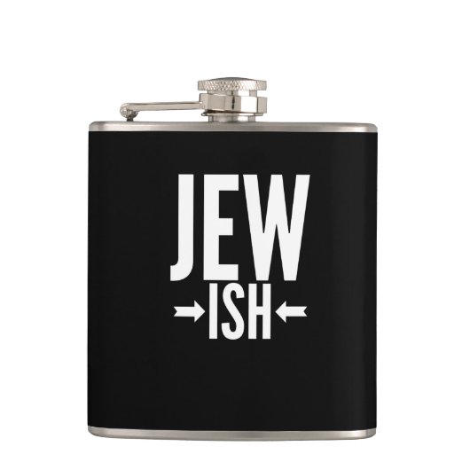 Funny Jewish Gift for Bat/Bar Mitzvah of Hanukkah Heupfles (Voorkant)