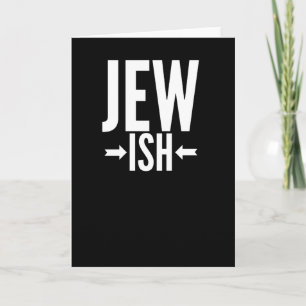 Funny Jewish Gift for Bat/Bar Mitzvah or Hanukkah Kaart
