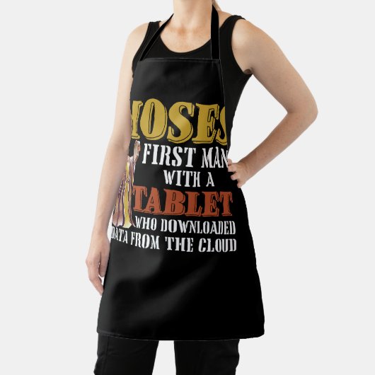 Funny Jewish Passover Moses Tablet Data Cloud Comp Schort (Insitu)