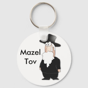 Funny Jewish rabbi - coole cartoon Sleutelhanger