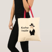 Funny Jewish rabbi - coole cartoon Tote Bag (Voorkant (product))