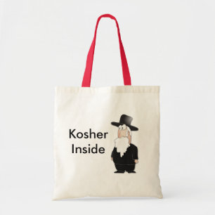 Funny Jewish rabbi - coole cartoon Tote Bag