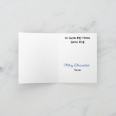 Funny Jewish Rudolph Chrismukkah Card Kaart (Binnen)