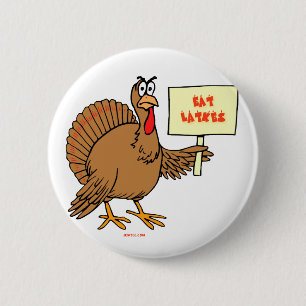 FUNNY JEWISH THNAKSGIVUKKAH HANUKKAH GIFTS RONDE BUTTON 5,7 CM