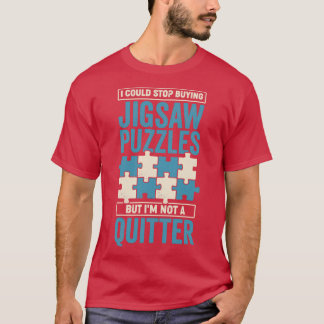 Funny Jigzaag Puzzle Lover Puzzler Gift T-shirt