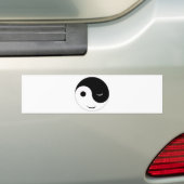 Funny Jin Jang Bumpersticker (Op auto)