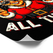 Funny Jingle 67 All The Way Santa Trendy Six Seven Poster (Hoek)