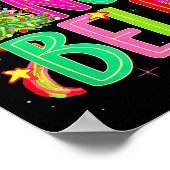 Funny Jingle Bells Coquette Bow Merry Christmas Gi Poster (Hoek)