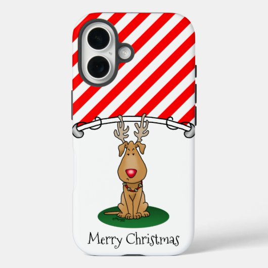 Funny Jingle Deze rode neus rendiertje Case-Mate iPhone Case (Achterkant)