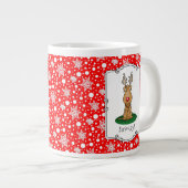 Funny Jingle Deze rode neus rendiertje Grote Koffiekop (Voorkant rechts)