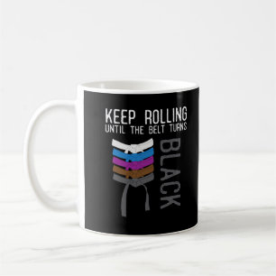 Funny Jiu Jitsu Black Belt Motivation Koffiemok