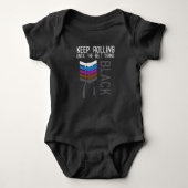 Funny Jiu Jitsu Black Belt Motivation Romper (Voorkant)
