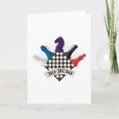 Funny Jiu Jitsu Chess Kaart (Voorkant)