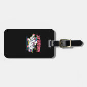 Funny Jiu Jitsu Cute Unicorn Defence Bagagelabel (Voorkant horizontaal)