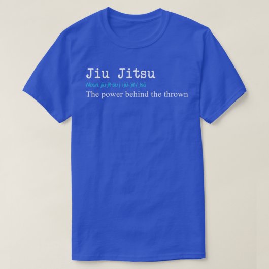Funny Jiu Jitsu Definition Gift Design T-shirt (Design voorkant)