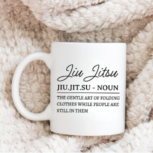 Funny Jiu Jitsu Definition Martial Art Cadeau BJJ Koffiemok