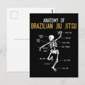 Funny Jiu Jitsu Fighter Anatomy BJJ Training Humor Briefkaart (Voorkant / Achterkant)