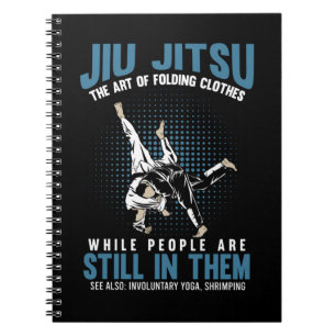Funny Jiu Jitsu Fighters BJJ Training Humor Notitieboek