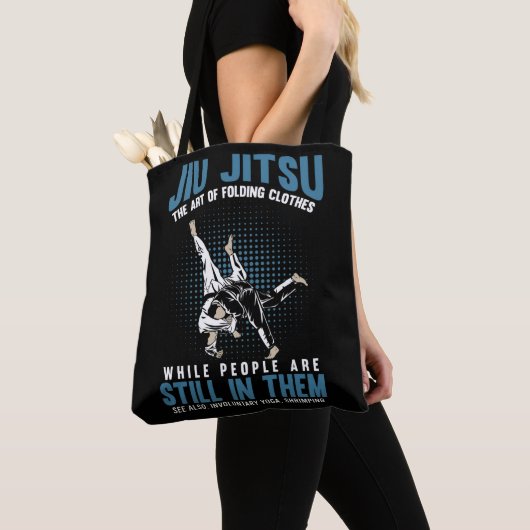 Funny Jiu Jitsu Fighters BJJ Training Humor Tote Bag (Dichtbij)