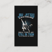 Funny Jiu Jitsu Fighters BJJ Training Humor Visitekaartje (Voorkant)