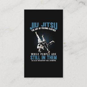 Funny Jiu Jitsu Fighters BJJ Training Humor Visitekaartje