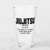 Funny Jiu Jitsu Gezegde Glas (Voorkant)