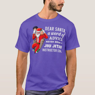 Funny Jiu Jitsu Instructeur Kerstmis MMA Kerstmis T-shirt
