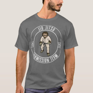 Funny Jiu Jitsu Sloth Team BJJ and Grappling T-shirt