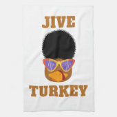 Funny Jive Turkey Kitchen Towel Theedoek (Verticaal)