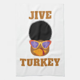 Funny Jive Turkey Kitchen Towel Theedoek