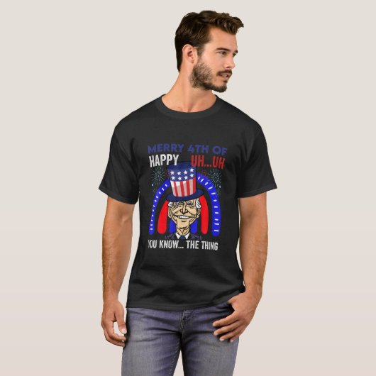 Funny Joe Biden 4Th Of July Independence Day Ameri T-shirt (Voorkant volledig)