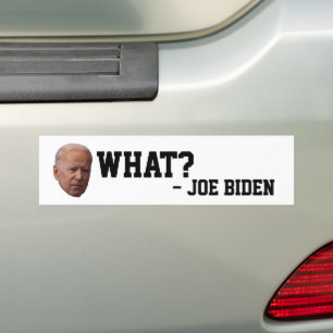 FUNNY JOE BIDEN BUMPERSTICKERS