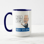 Funny Joe Biden Cup van Joe Mok (Links)