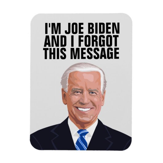 FUNNY JOE BIDEN GROTE FOTO-MAGNETS MAGNEET (Verticaal)