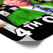 Funny Joe Biden Happy 4 juli verward met St Patr Poster (Hoek)