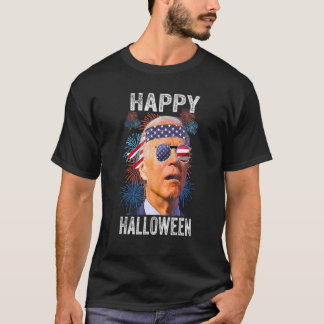Funny Joe Biden Happy Halloween Confused For 4Th O T-shirt
