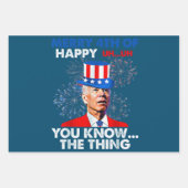 Funny Joe Biden Inpakpapier Vel (Voorkant 3)