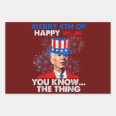 Funny Joe Biden Inpakpapier Vel (Voorkant 2)