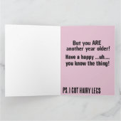 FUNNY JOE BIDEN, je bent niet zwart! BIRTHDAY-KAAR Kaart (Binnen)